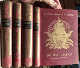 4SVAZKY Dějiny lásky I - V (3. svazek CHYBÍ!!!)