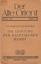 Die Leistung der ägyptischen Kunst