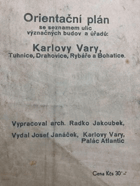 Karlovy Vary - orientační plán