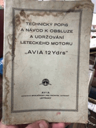 Tech. popis a návod k obsluze a udržování leteckého motoru Avia 12 Ydrs