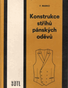 Konstrukce střihů pánských oděvů - učeb. text pro stř. odb. učiliště