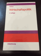Wirtschaftspolitik. 4.auflage
