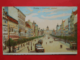 Praha - Prag - Prague, Václavské náměstí (pohled)