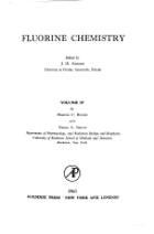 Fluorine Chemistry - Volume IV