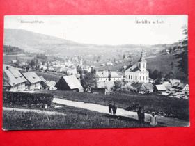 Rokytnice nad Jizerou -  Rochlitz an der Iser,  okres Semily, Krkonoše - Riesengebirge - Karkonosze (pohled)