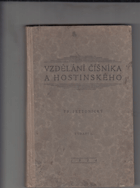 Vzdělání číšníka a hostinského