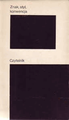 Znak, styl, konwencja