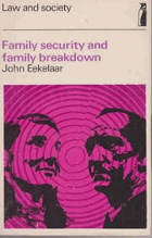 Family security and family breakdown