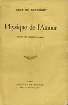 Physique de l'amour. Essai sur l'instinct sexuel