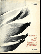 Manuel des études littéraires françaises. XXe siècle