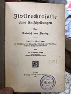 Zivilrechtsfälle ohne Entscheidungen
