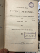 Zahradníkova pojednání z ethiky. Filosofické spisy Vincence Zahradníka. II