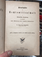 Encyclopädie der Rechtswissenschaft in systematischer und alphabetischer Bearbeitung hrsg.unter ...