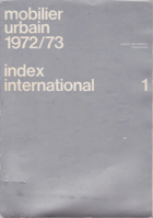 Mobilier urbain 1972/73 - Index international