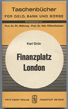 Finanzplatz London - die City mit ihren Banken und Börsen