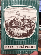 Silniční mapa okolí Prahy