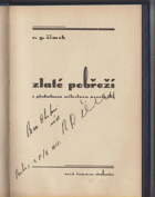 Zlaté pobřeží VĚNOVÁNÍ AUTORA!!