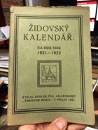 Židovský kalendář na rok 5682