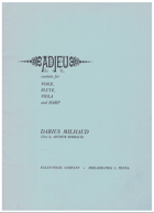 Adieu - Cantata for Voice/Flute/Viola/Harp