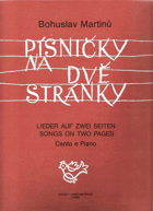 Písničky na dvě stránky - Canto e Piano