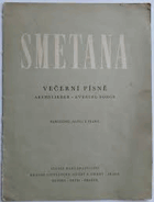 Večerní písně - baritono (alto), piano