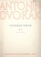 Večermí písně OP. 31 - zpěv a klavír