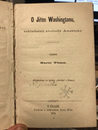 O Jiřím Washingtonu zakladateli svobody Americké.