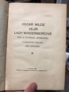 Vějíř lady Windermereové - hra o dobré ženě