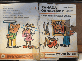 Záhada obrazovky a čtyři další obrázkové příběhy. Čtyřlístek č. 26