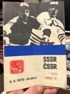 PROGRAM UTKÁNÍ ČSSR vs SSSR, MS 78 - slosovatelný program