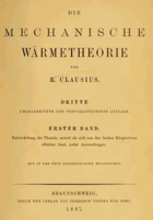 Die mechanische Wärmetheorie Bd I