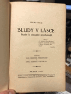 Bludy v lásce. Studie k sexuální psychologii