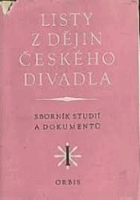 2SVAZKY Listy z dějin českého divadla sv 1-2
