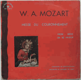 Messe Du Couronnement - Messe Brève En ré Majeur