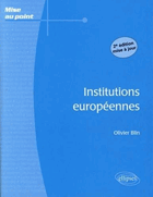 Institutions Europeennes Deuxième Edition