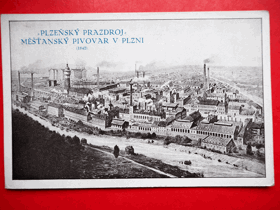 Plzeň - Pilsen, pivovar (pohled)