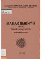 Management II - základy - vybrané metody a techniky