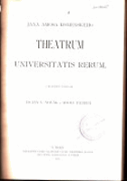 Theatrum universitatis rerum.