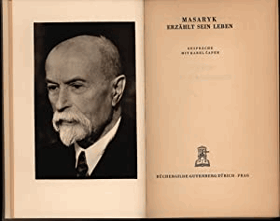 Masaryk erzählt sein Leben - Gespräche mit Karel Capek