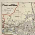 Plan von Zittau 1:10 000