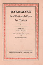 Kalewala das National - Epos der Finnen