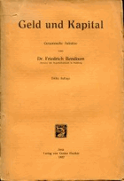 Geld und Kapital - Gesammelte Aufsätze