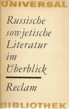 Russische sowjetische Literatur im Überblick