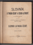 Slovník latinsko-český a česko-latinský - Slovník latinsko-český