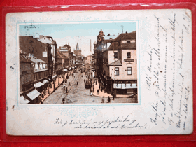 Praha - Prag - Prague, dlouhá adresa (pohled)
