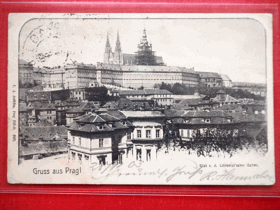 Praha - Prag - Prague, dlouhá adresa (pohled)
