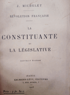 Révolution Française - La constituante et la législative