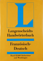 Langenscheidts Handwörterbuch, Tiel I. Französisch - Deutsch