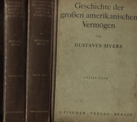 2 SVAZKY Geschichte der großen amerikanischen Vermögen. Díl I. - II. BAND I. - II.