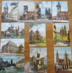 Nekompletní cyklus 14 pohlednic. Praha ONLY 14POSTCARDS! - PRAGUE